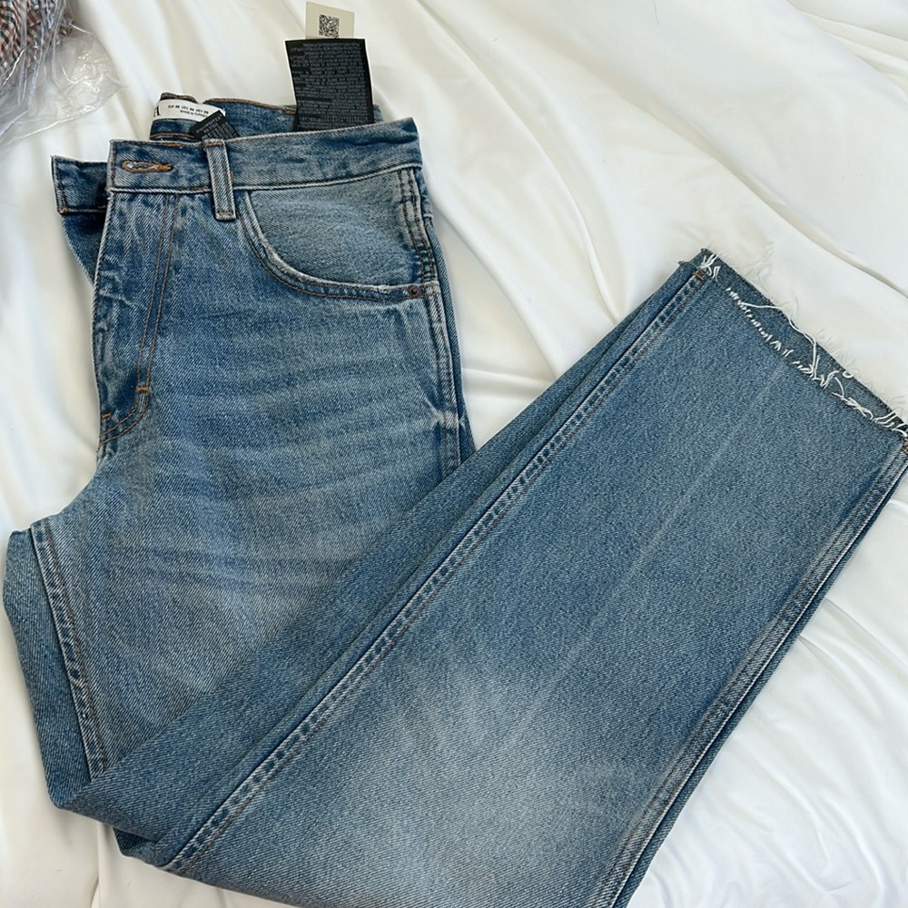 Zara straight jeans